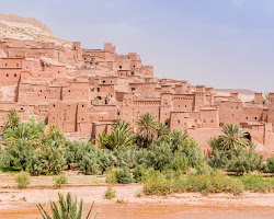 Une image du village berbère Aït Benhaddou au Maroc.