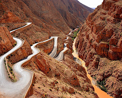 Une image de la Vallée du Dadès. au Maroc.