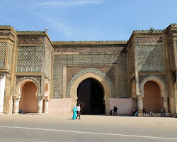 Une image de Meknès Bab Mansour.